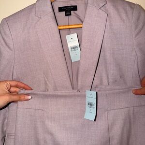 Ann Taylor Lavender Blazer & Skirt for women